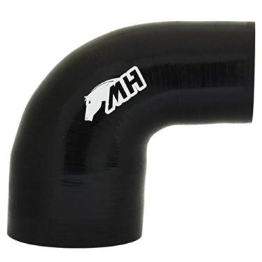 Imagem de Mangote em Silicone Redutor Curva 90° graus 3-1/2" para 2-1/2" polegadas (89mm para 63mm) x 125mm