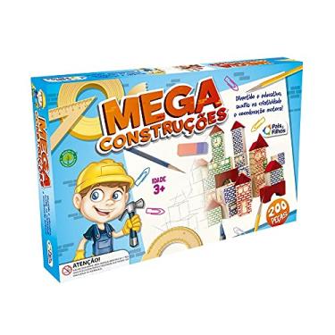 Imagem de Brinquedo para Montar Mega Construções, 200 Peças