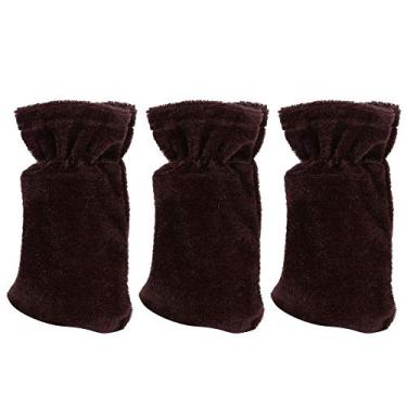 Imagem de Bnineteenteam 3 peças de capa de pedal de piano Pleuche Piano Pedal Capa protetora para Grand Piano e Piano vertical 2 cores, Coffee