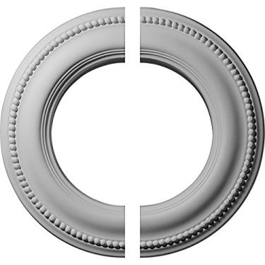 Imagem de Medalhão de teto clássico Bradford Ekena Millwork 33 cm OD x 19 cm ID x 1,9 cm, Divisor, 13"OD x 7 1/2"ID x 3/4"P (Fits Canopies up to 8 5/8"), Factory Primed