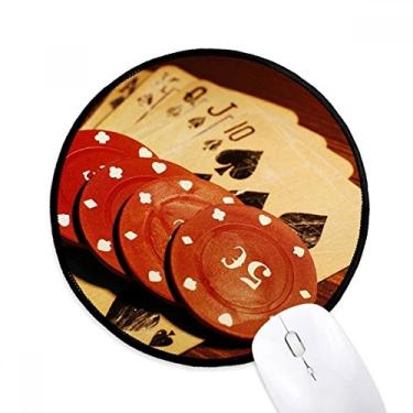 Imagem de Tapete de mouse vermelho para computador com foto de jogo de azar