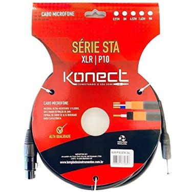 Imagem de Cabo de Microfone XLR X P10 Serie STA-XP 3m Konect