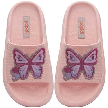 Imagem de Chinelo Infantil Estilo Nuvem Nº 25 ao 36 Feminina Menina 12.84 (Rosa, BR, Criança de 4 a 8 anos, Numérico, 26)