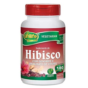 Imagem de Hibisco com gengibre e picolinato de cromo - 180 comprimidos