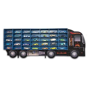 Imagem de Easy Your Life Expositor Miniaturas 35 nichos Caminhão Branco Hotwheels
