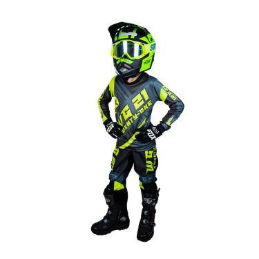 Imagem de Conjunto Roupa Infantil Amx Wg Calça Camisa Trilha Motocross