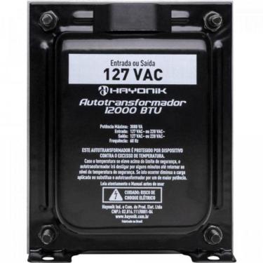 Imagem de Autotrafo para ar condicionado 12000 BTU Universal HAYONIK