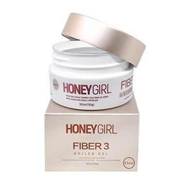 Imagem de Honey Girl Gel Fiber 3 Clear T3 Construção De Unhas 30g
