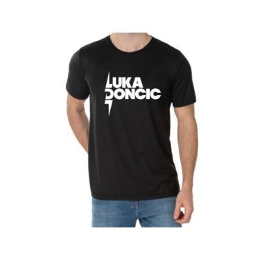 Imagem de Camiseta Basquete Luka Doncic Logo Dallas Maverickss - Loja Black Mamb