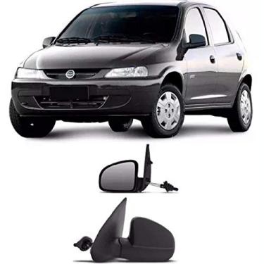 Imagem de Retrovisor Celta 2001 02 03 04 05 2006 Controle Interno - Lado Esquerdo -