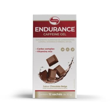 Imagem de ENDURANCE CAFFEINE GEL  (360G - 12 SACHES) - SABOR: CHOCOLATE BELGA Vitafor 