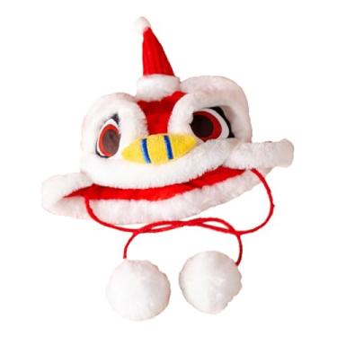 Imagem de ＫＬＫＣＭＳ Fantasia para animais de estimação, chapéu fofo de dança, cachorro, decoração de férias, boné engraçado, fantasia de cachorro para aniversário, eu