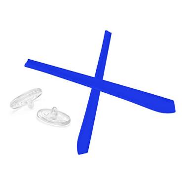 Imagem de ToughAsNails Kits de borracha de substituição para óculos Oakley Wingspan OX5040 Deep Blue