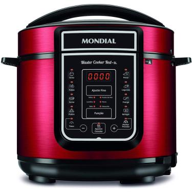 Imagem de Panela De Pressão Elétrica Mondial Master Cooker Red 5L 110V