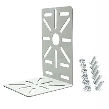 Imagem de OwlCat Suporte de câmera domo em forma de L, suporte universal de montagem de teto de parede para câmera CCTV Hikvision Dome de segurança, CCTV branco 3026 0