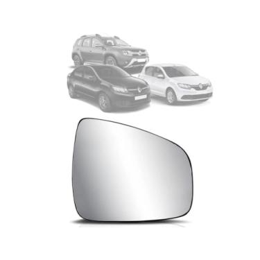 Imagem de SPJ, Lente Vidro Retrovisor para Logan Duster Sandero 09 a 15 Passageiro EB674