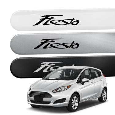 Imagem de Friso Lateral Porta New Fiesta 2011 a 2019 Redondo