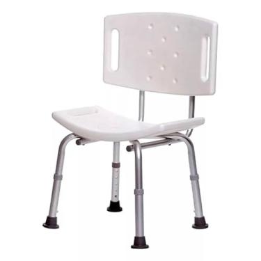 Imagem de Cadeira Assento Higiênico De Banho Leve E Resistente Regulavel De Aluminio Até 100 Kg