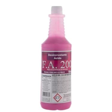 Imagem de CHEMISCH, Limpa Pedras FA 200 1L Para Pedra Portuguesa Suja de Terra