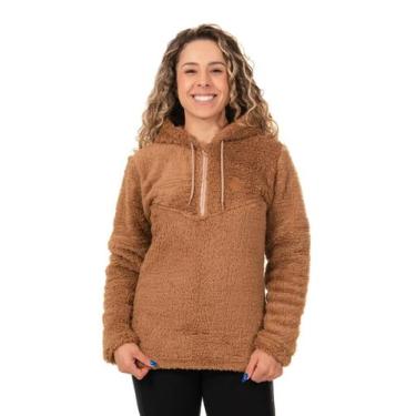 Imagem de Blusa Fleece Léger Bear Meio Zíper Feminino Conquista