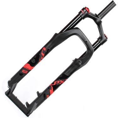 Imagem de Garfo de suspensão gordo para bicicleta, garfo de bicicleta de 135mm, amortecedor de ar para ciclismo, garfo de suspensão para neve mtb moutain 20/26.5 tamanhos, a, 26 polegadas