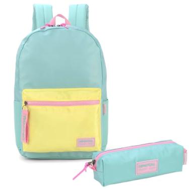 Imagem de Kit Mochila De Costas Estojo Larissa Manoela Crinkle Luxcel