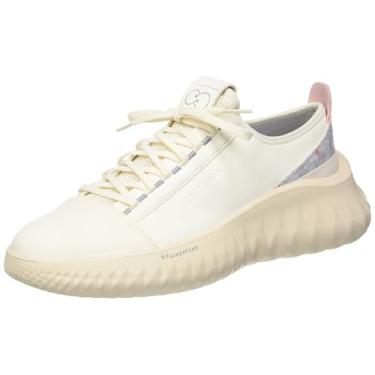 Imagem de Cole Haan Women's Generation Zerogrand II Fashion Casual Lace Up Sneakers Birch/Titanium/Paloma 10.5 B - Medium