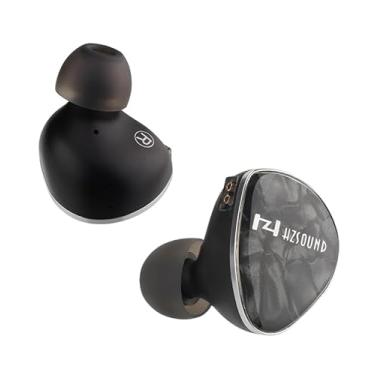 Imagem de Kinboofi Fones de ouvido intra-auriculares HZSOUND Luna para cantores, fones de ouvido com fio de alta qualidade sem microfone, fone de ouvido com isolamento de ruído esportivo com cabo removível de 2