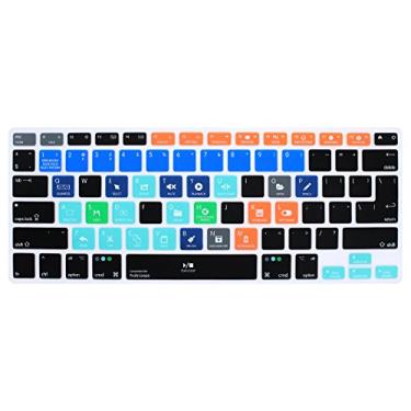 Imagem de HRH Capa de silicone para teclado FL Studio Fruity Loops Shortcuts para MacBook Air 13, MacBook Pro 13/15/17 (com ou sem tela retina, versão 2015 ou mais antiga), para iMac antigo, EUA e europeu