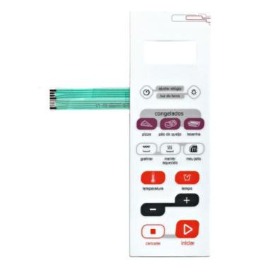 Imagem de Membrana teclado Para Microondas Brastemp Bog 40 Abana - TND
