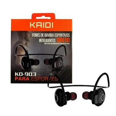 Imagem de Fone De Ouvido Potente Bluetooth Kaidi 903 Para Treino Academia