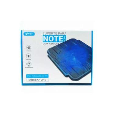 Imagem de Suporte notebook ate 17" com cooler kp-9012 c led verm - Novaknup