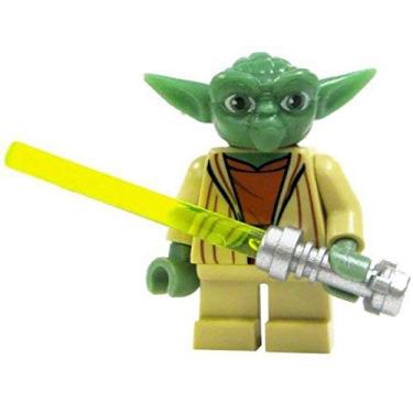 Imagem de LEGO Star Wars Clone Wars Minifigure - Yoda with Lightsaber