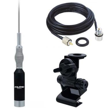 Imagem de Antena Móvel Px 1,23 Metros Aço Inox B-2080 Suporte Porta Malas Sedan 