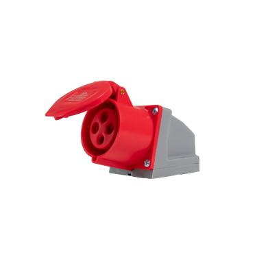 Imagem de Tomada Sobrepor Industrial 3P+T 32A 6H 380V Vermelho
