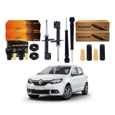 Imagem de Kit Amortecedor Dianteiro Traseiro Sandero 1.0 2014 A 2020 - Cofap
