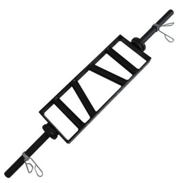 Imagem de Barra H Romana Musculação Com Presilhas  - FamaFit