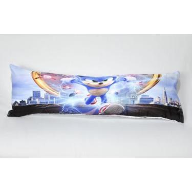 Imagem de Travesseiro de Corpo Infantil Personagens Sonic 90x30 - Santos Enxovai