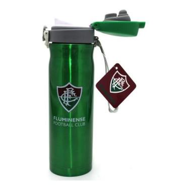 Imagem de Garrafa Térmica Inox Pressão 450 Ml - Fluminense - Mileno, Garrafa Tér