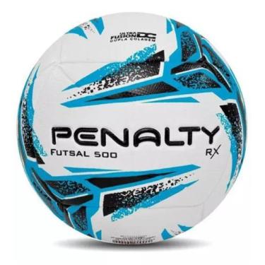 Imagem de Bola Futsal Penalty RX 500 XXIII BCO-AZ-PTO, Branco e Azul, Único