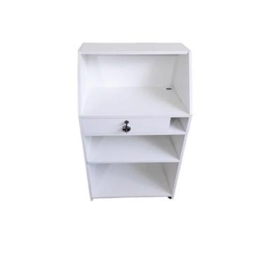 Imagem de Balcão Caixa Valet Gaveta Fechadura Tampo Duplo MDF - Sr Fabrica De Mo