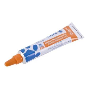 Imagem de Cola para Cano Adesivo Plástico Tigre 17g Pvc Incolor Pequeno