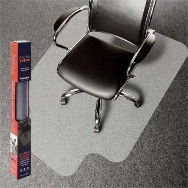 Imagem de Protetor Piso tapete Cadeira Rodinha Escritório Protege Superfícies - 