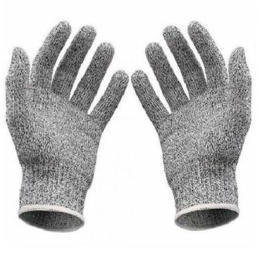 Imagem de Par De Luva Anti Corte Duplo Fio Proteção Nível 5 E Lavável - Empório 