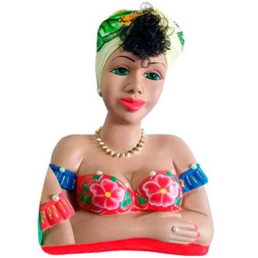 Imagem de Boneca Namoradeira Morena Grande Bandana no Cabelo Vermelha - Retrofen