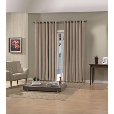 Imagem de Cortina Blackout Taupe Pratika Lisa Slim 2,60 X 1,70 Bella Janela