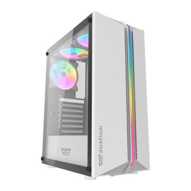 Imagem de Gabinete Gamer Aigo DarkFlash DK151, RGB, Mid-Tower, Lateral de Vidro,