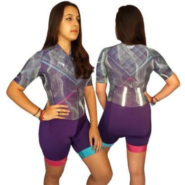 Imagem de Macaquinho Ciclismo Sódbike Refletivo M08 - G, G
