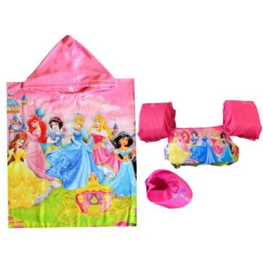 Imagem de Kit Seguro para Crianças Roupão com Capuz e Colete Salva Vidas - SEA K