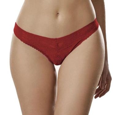 Imagem de Calcinha Fio De Millus Xamego 016198 - DeMillus, Carmim, B